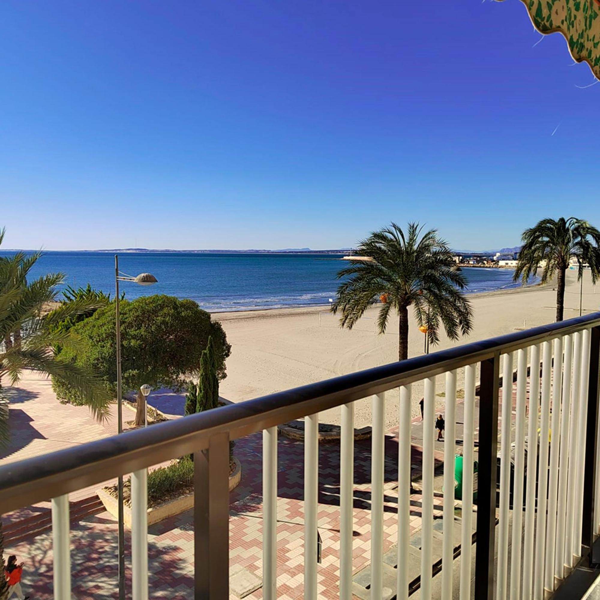 Apartamento Santa Pola Primera Linea De Playa Exterior photo